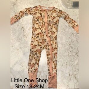 Little One Shop Floral Convertible Onesie 18-24M